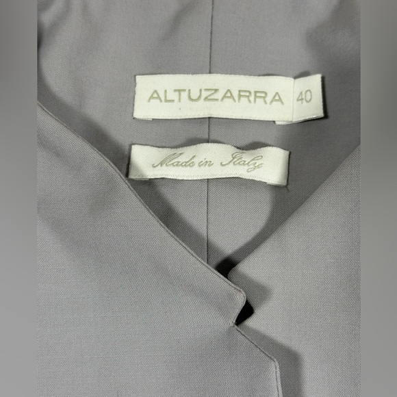 Altuzarra Women’s Gray Wool Stretch Blazer Sz 40 US 8 Designer Minimalist Italy - Picture 6 of 10